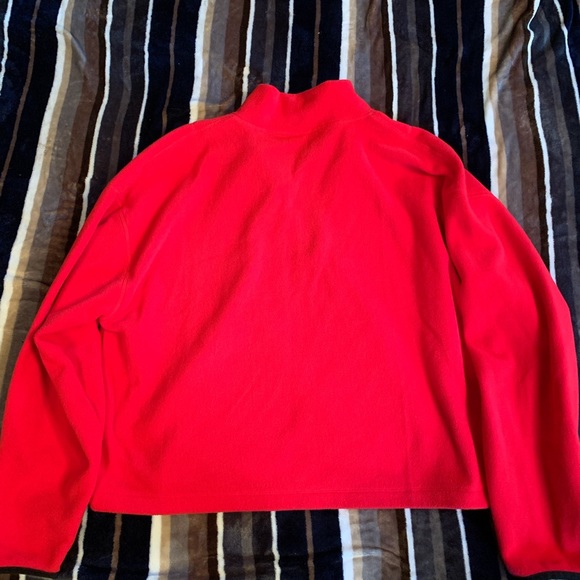 Super comfy and cute PINK quarterzip! Excellent condition - Picture 2 of 3